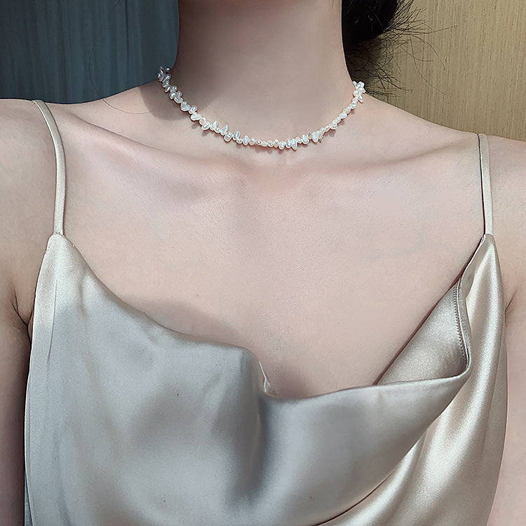 Baroque Pearl Necklace & Bracelet Set