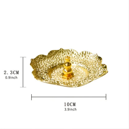 Floral Incense Burner Tray