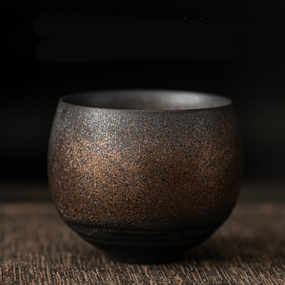 Japanese Coarse Pottery Tea Cup