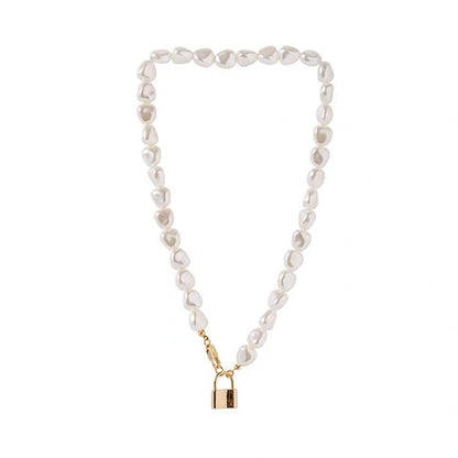Layered Pearl Gold Necklace
