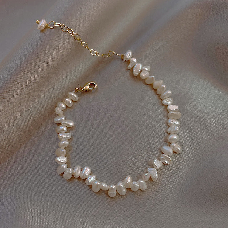 Baroque Pearl Necklace & Bracelet Set