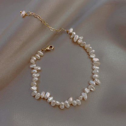 Baroque Pearl Necklace & Bracelet Set