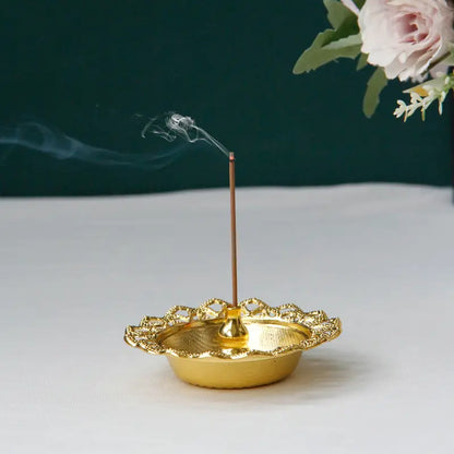 Floral Incense Burner Tray