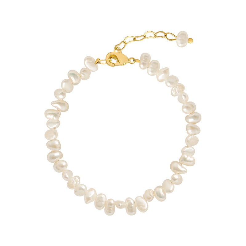 Baroque Pearl Necklace & Bracelet Set