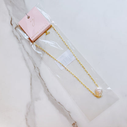 Hannah Baroque Pearl Necklace
