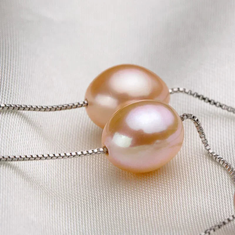 Freshwater Pearl Necklace Bracelet Set