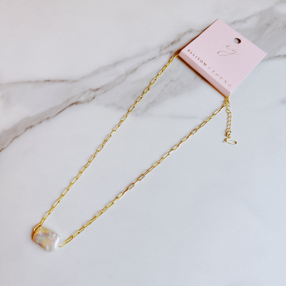 Hannah Baroque Pearl Necklace
