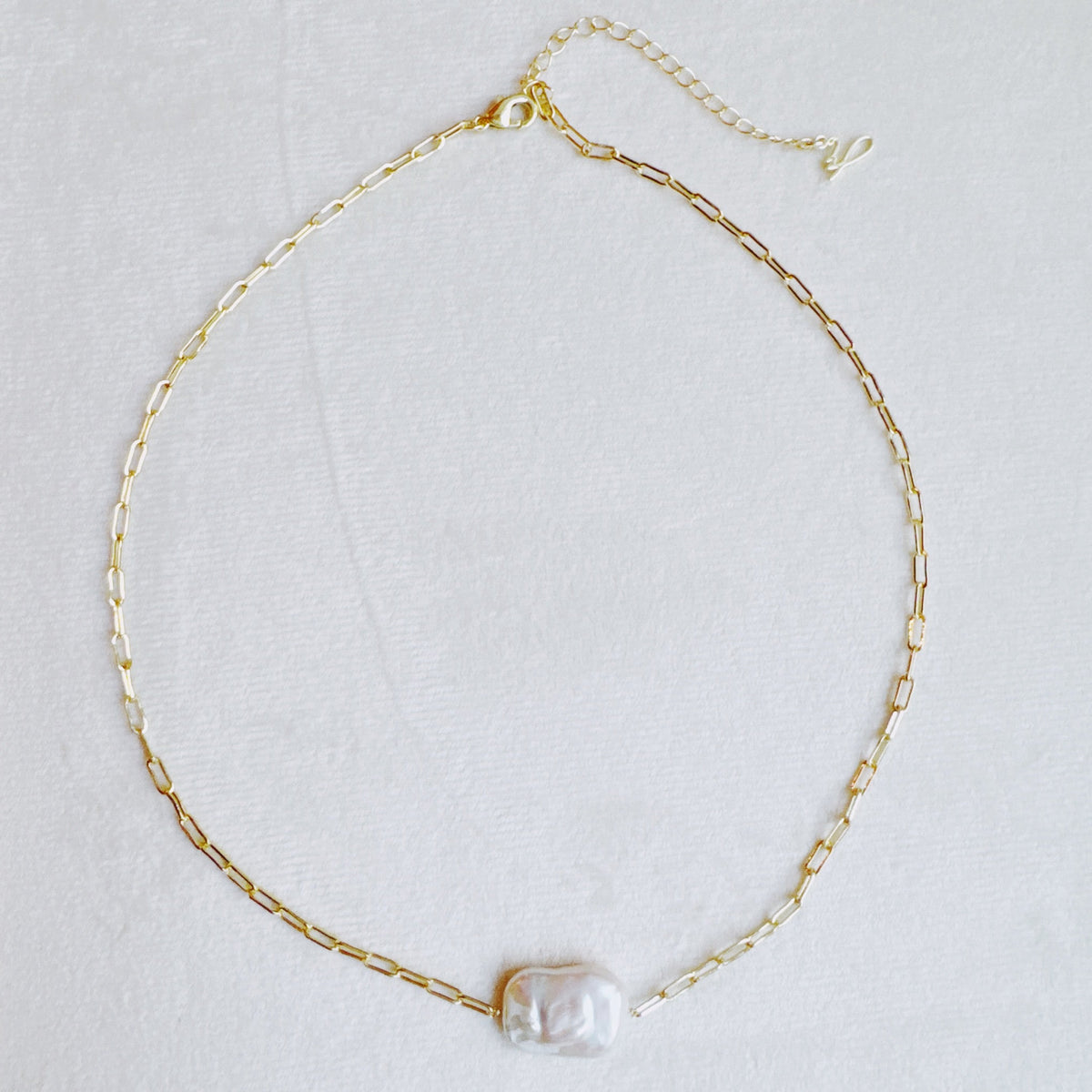 Hannah Baroque Pearl Necklace
