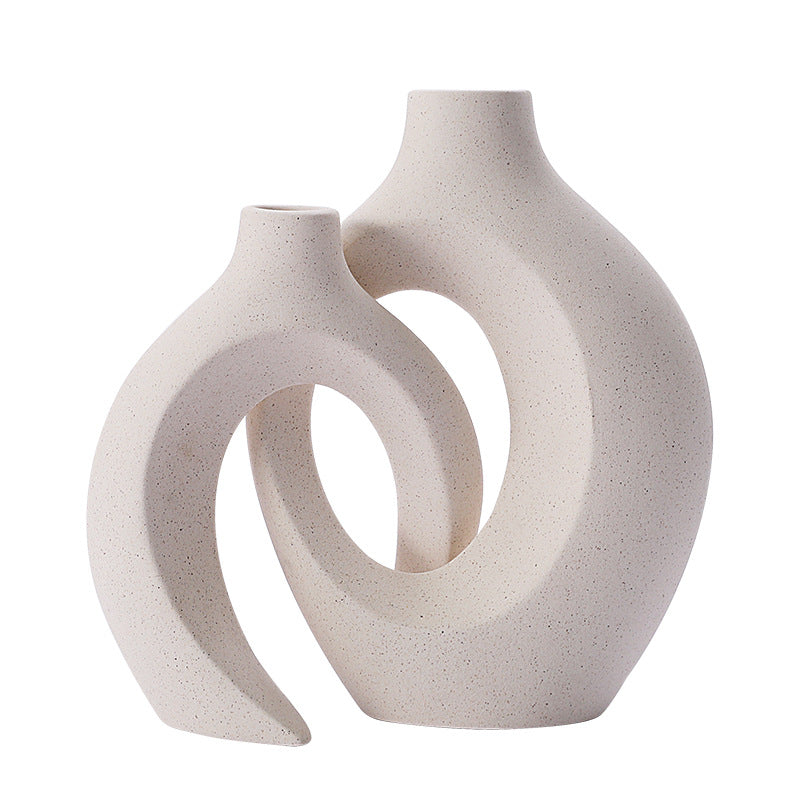 European Ceramic Vase Set - Minimalist Home Decor
