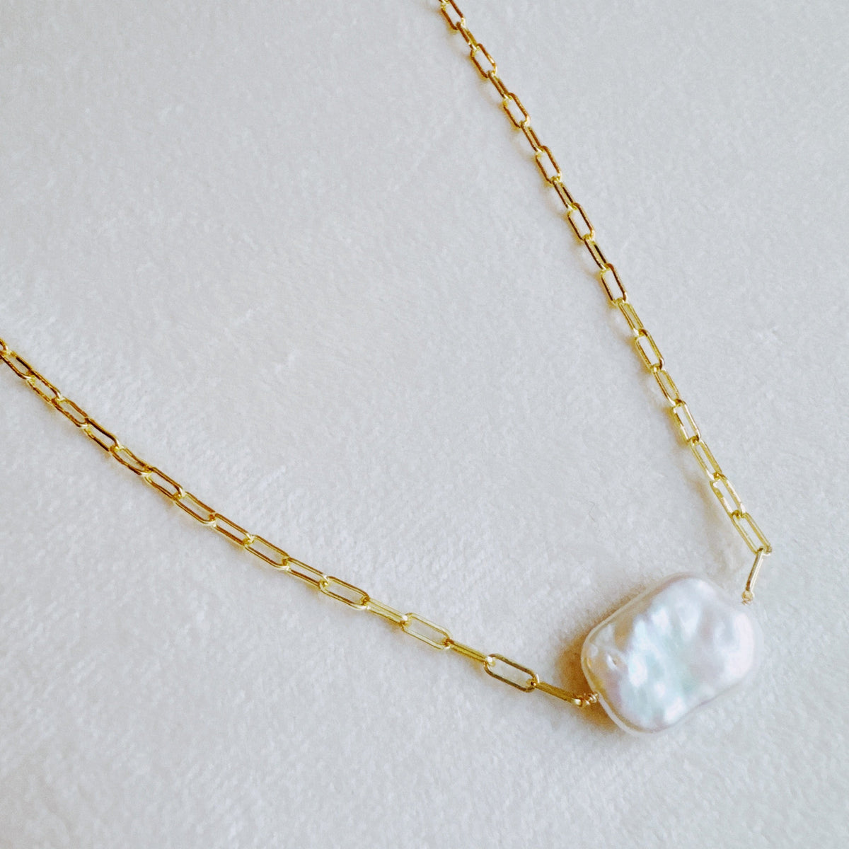 Hannah Baroque Pearl Necklace