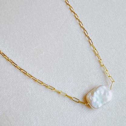 Hannah Baroque Pearl Necklace